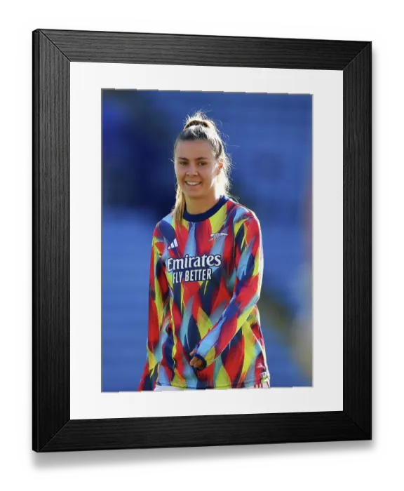 Framed Print : Leicester City v Arsenal - Barclays Women's Super League Leicester City v Arsenal - Barclays Women's Super League