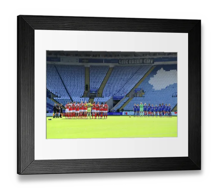 Framed Print : Leicester City v Arsenal - Barclays Women's Super League Leicester City v Arsenal - Barclays Women's Super League