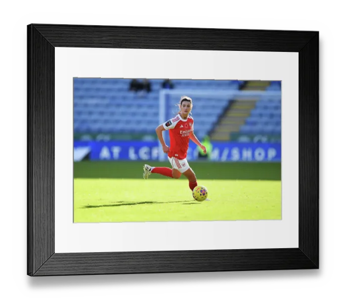 Framed Print : Leicester City v Arsenal - Barclays Women's Super League Leicester City v Arsenal - Barclays Women's Super League