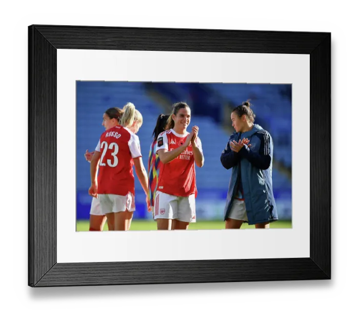 Framed Print : Leicester City v Arsenal - Barclays Women's Super League Leicester City v Arsenal - Barclays Women's Super League