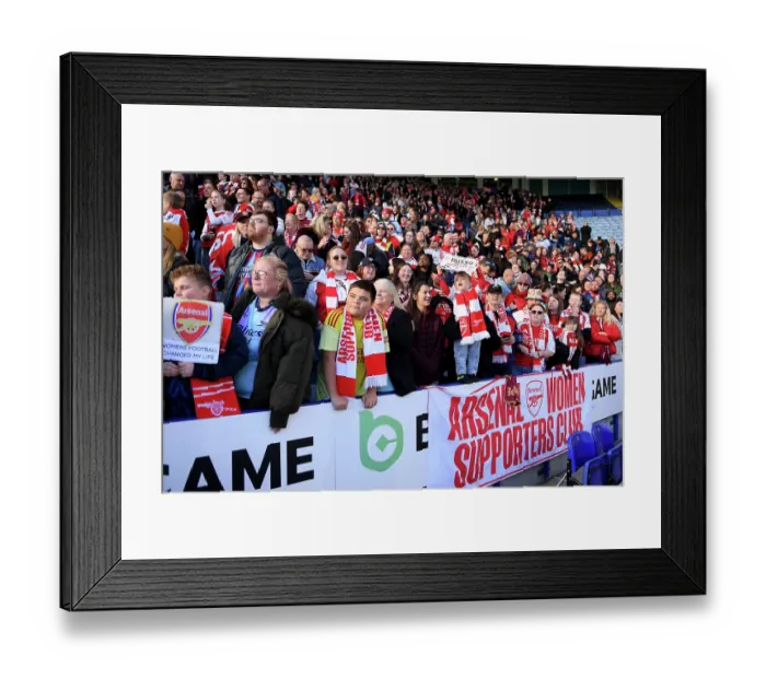 Framed Print : Leicester City v Arsenal - Barclays Women's Super League Leicester City v Arsenal - Barclays Women's Super League