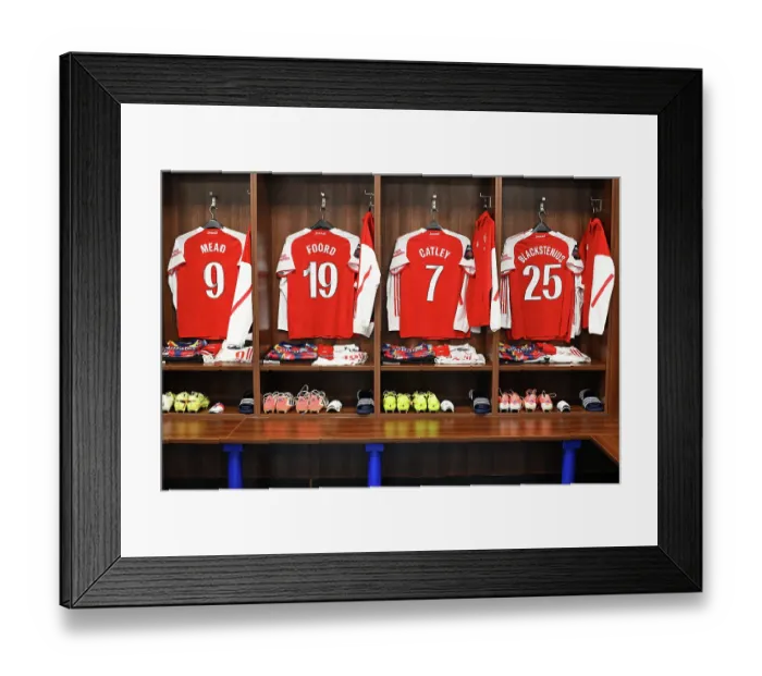 Framed Print : Leicester City v Arsenal - Barclays Women's Super League Leicester City v Arsenal - Barclays Women's Super League