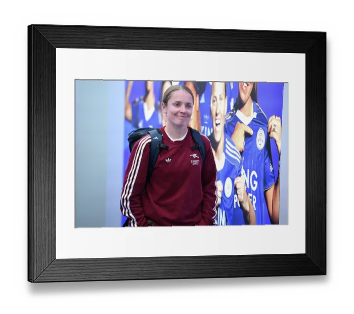Framed Print : Leicester City v Arsenal - Barclays Women's Super League Leicester City v Arsenal - Barclays Women's Super League