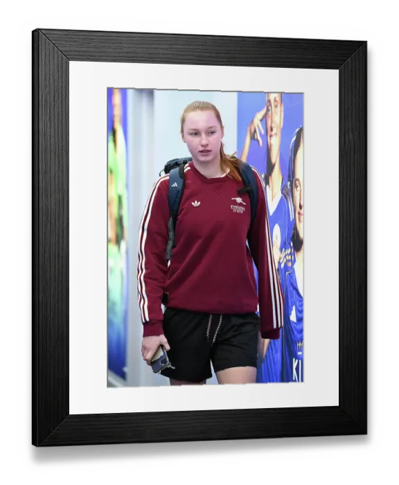Framed Print : Leicester City v Arsenal - Barclays Women's Super League Leicester City v Arsenal - Barclays Women's Super League