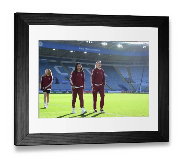 Framed Print : Leicester City v Arsenal - Barclays Women's Super League Leicester City v Arsenal - Barclays Women's Super League