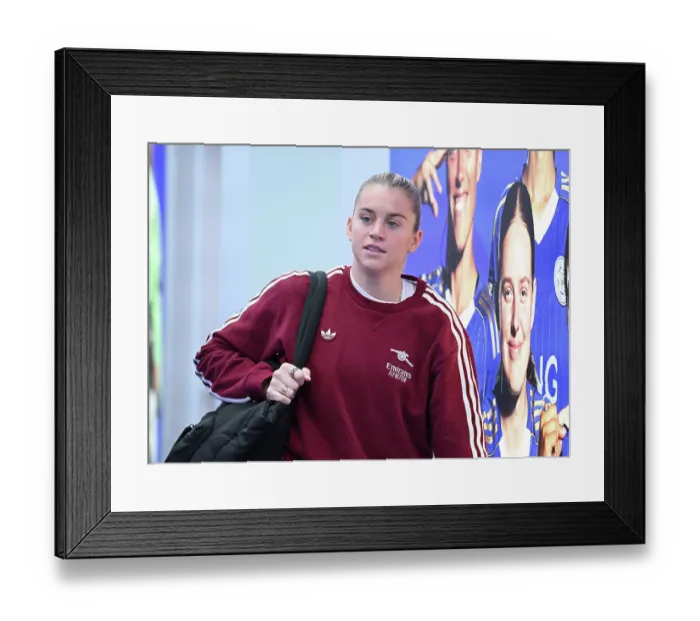 Framed Print : Leicester City v Arsenal - Barclays Women's Super League Leicester City v Arsenal - Barclays Women's Super League