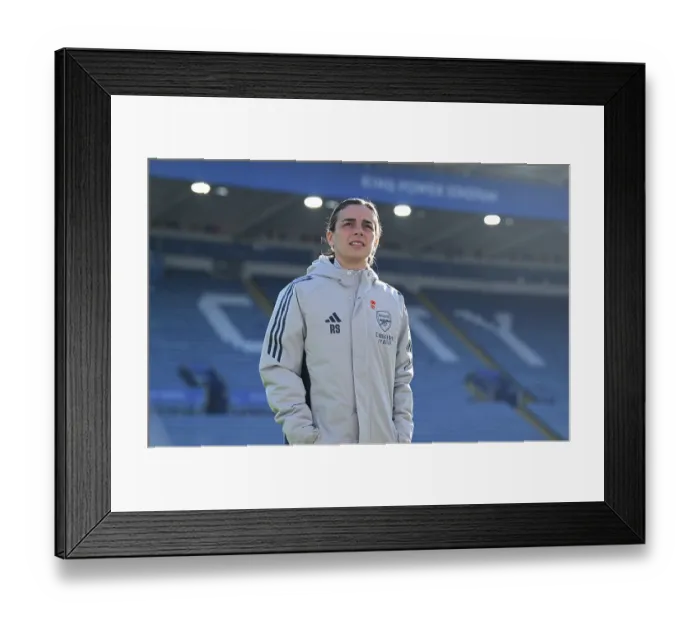 Framed Print : Leicester City v Arsenal - Barclays Women's Super League Leicester City v Arsenal - Barclays Women's Super League