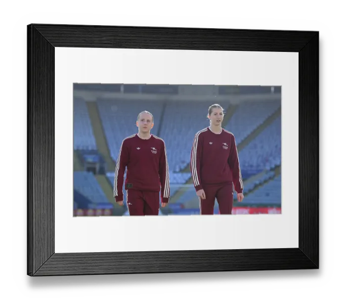 Framed Print : Leicester City v Arsenal - Barclays Women's Super League Leicester City v Arsenal - Barclays Women's Super League