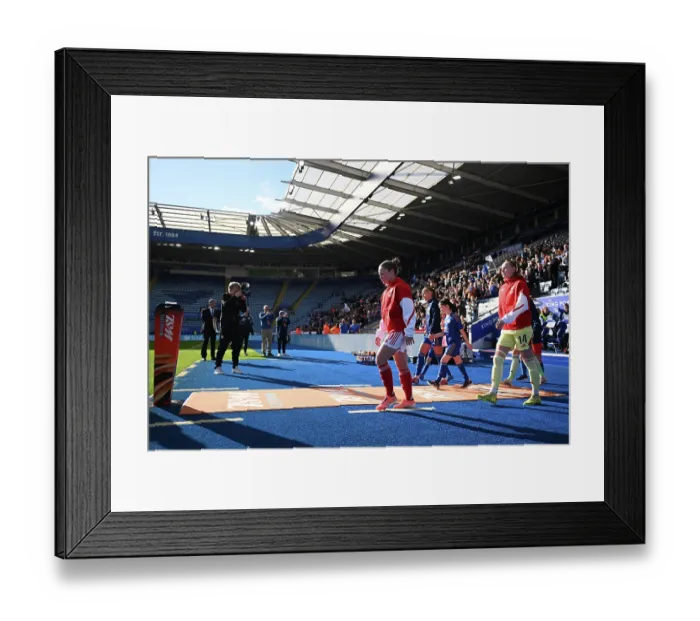 Framed Print : Leicester City v Arsenal - Barclays Women's Super League Leicester City v Arsenal - Barclays Women's Super League