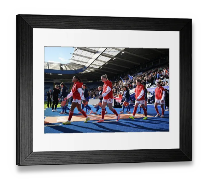 Framed Print : Leicester City v Arsenal - Barclays Women's Super League Leicester City v Arsenal - Barclays Women's Super League
