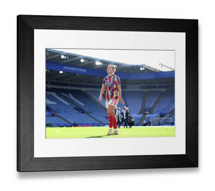 Framed Print : Leicester City v Arsenal - Barclays Women's Super League Leicester City v Arsenal - Barclays Women's Super League