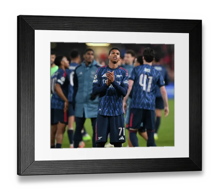 Framed Print : SK Slavia Praha v Arsenal FC - UEFA Champions League 2025 / 26 League Phase MD4 Framed Print : SK Slavia Praha v Arsenal FC - UEFA Champions League 2025 / 26 League Phase MD4