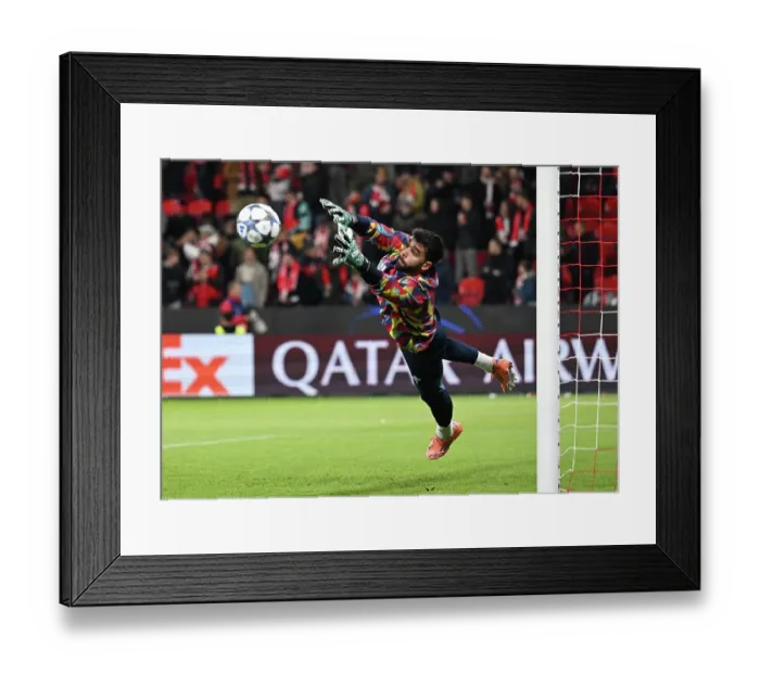 Framed Print : SK Slavia Praha v Arsenal FC - UEFA Champions League 2025 / 26 League Phase MD4