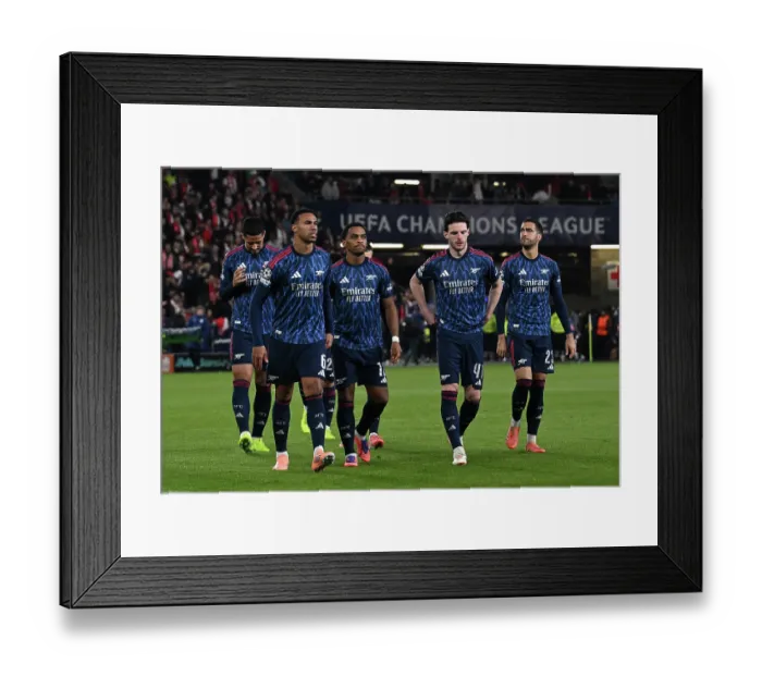 Framed Print : SK Slavia Praha v Arsenal FC - UEFA Champions League 2025 / 26 League Phase MD4 Framed Print : SK Slavia Praha v Arsenal FC - UEFA Champions League 2025 / 26 League Phase MD4