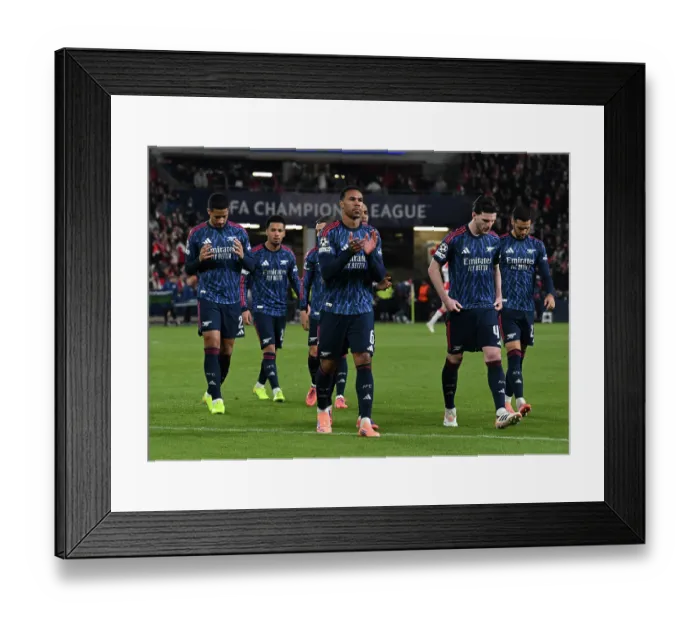 Framed Print : SK Slavia Praha v Arsenal FC - UEFA Champions League 2025 / 26 League Phase MD4 Framed Print : SK Slavia Praha v Arsenal FC - UEFA Champions League 2025 / 26 League Phase MD4