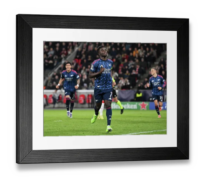 Framed Print : SK Slavia Praha v Arsenal FC - UEFA Champions League 2025 / 26 League Phase MD4