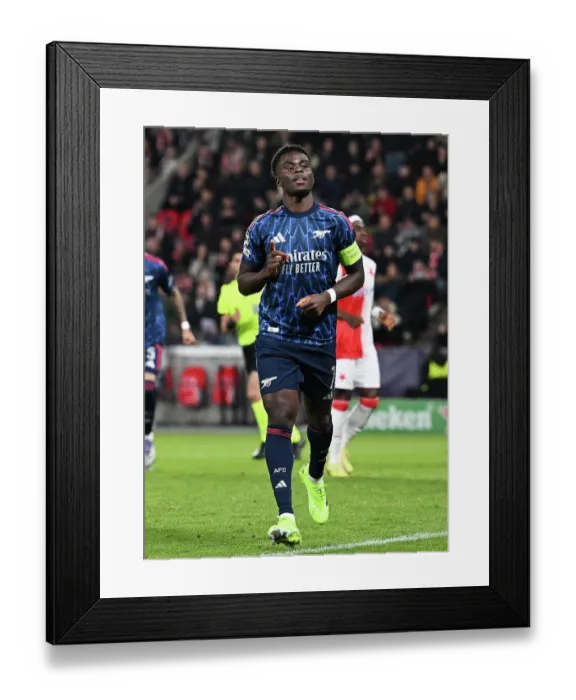 Framed Print : SK Slavia Praha v Arsenal FC - UEFA Champions League 2025 / 26 League Phase MD4
