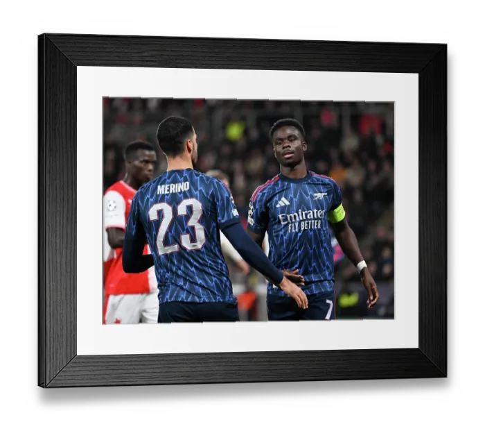 Framed Print : SK Slavia Praha v Arsenal FC - UEFA Champions League 2025 / 26 League Phase MD4 Framed Print : SK Slavia Praha v Arsenal FC - UEFA Champions League 2025 / 26 League Phase MD4