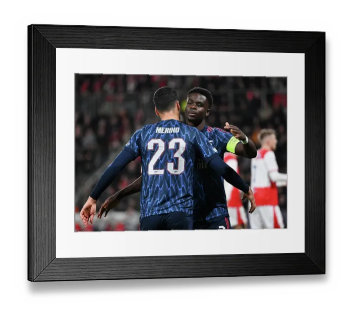 Framed Print : SK Slavia Praha v Arsenal FC - UEFA Champions League 2025 / 26 League Phase MD4 Framed Print : SK Slavia Praha v Arsenal FC - UEFA Champions League 2025 / 26 League Phase MD4