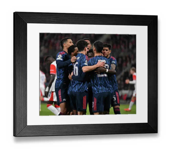 Framed Print : SK Slavia Praha v Arsenal FC - UEFA Champions League 2025 / 26 League Phase MD4 Framed Print : SK Slavia Praha v Arsenal FC - UEFA Champions League 2025 / 26 League Phase MD4