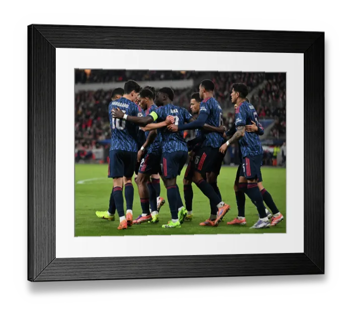 Framed Print : SK Slavia Praha v Arsenal FC - UEFA Champions League 2025 / 26 League Phase MD4 Framed Print : SK Slavia Praha v Arsenal FC - UEFA Champions League 2025 / 26 League Phase MD4