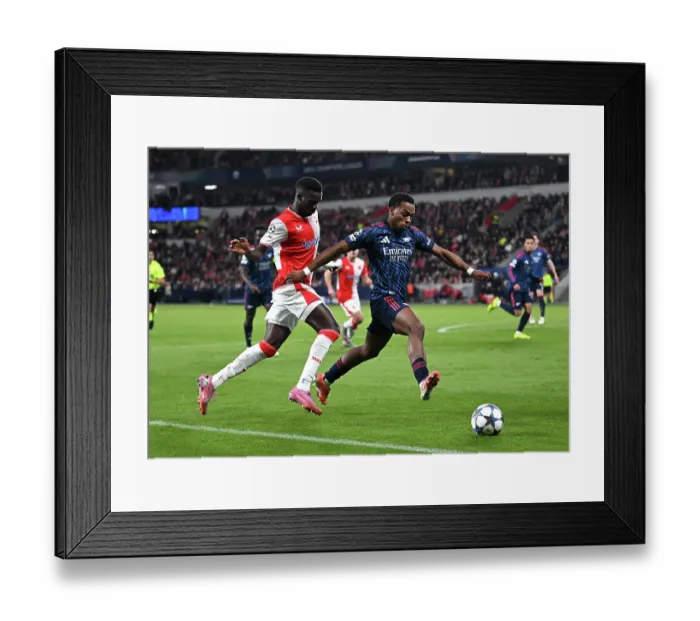 Framed Print : SK Slavia Praha v Arsenal FC - UEFA Champions League 2025 / 26 League Phase MD4 Framed Print : SK Slavia Praha v Arsenal FC - UEFA Champions League 2025 / 26 League Phase MD4