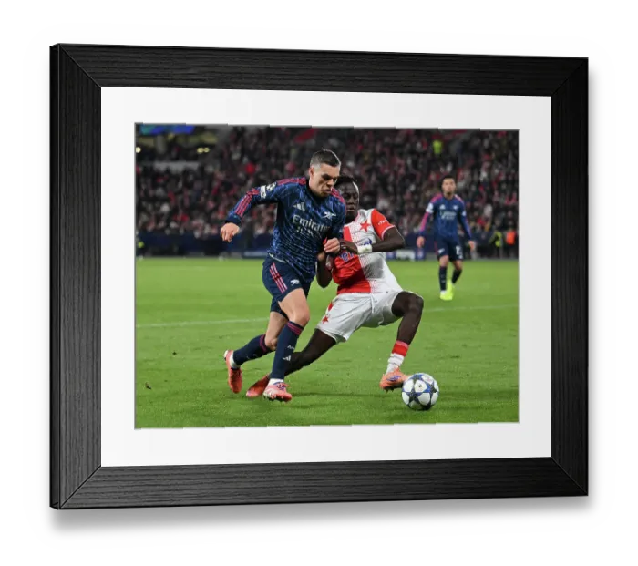 Framed Print : SK Slavia Praha v Arsenal FC - UEFA Champions League 2025 / 26 League Phase MD4 Framed Print : SK Slavia Praha v Arsenal FC - UEFA Champions League 2025 / 26 League Phase MD4