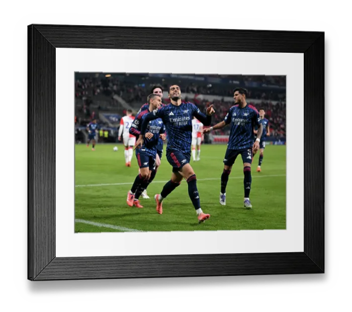 Framed Print : SK Slavia Praha v Arsenal FC - UEFA Champions League 2025 / 26 League Phase MD4
