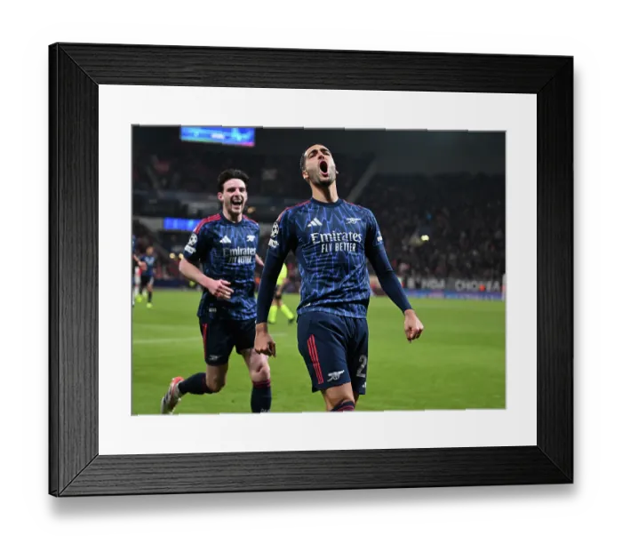 Framed Print : SK Slavia Praha v Arsenal FC - UEFA Champions League 2025 / 26 League Phase MD4 Framed Print : SK Slavia Praha v Arsenal FC - UEFA Champions League 2025 / 26 League Phase MD4
