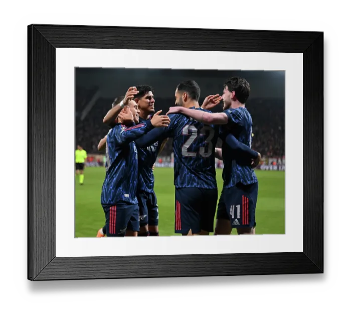 Framed Print : SK Slavia Praha v Arsenal FC - UEFA Champions League 2025 / 26 League Phase MD4