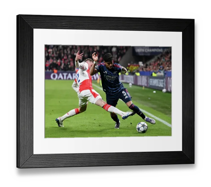 Framed Print : SK Slavia Praha v Arsenal FC - UEFA Champions League 2025 / 26 League Phase MD4 Framed Print : SK Slavia Praha v Arsenal FC - UEFA Champions League 2025 / 26 League Phase MD4