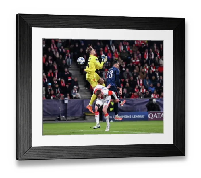 Framed Print : SK Slavia Praha v Arsenal FC - UEFA Champions League 2025 / 26 League Phase MD4 Framed Print : SK Slavia Praha v Arsenal FC - UEFA Champions League 2025 / 26 League Phase MD4