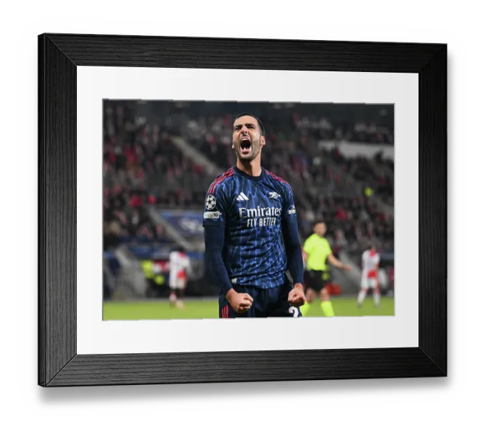 Framed Print : SK Slavia Praha v Arsenal FC - UEFA Champions League 2025 / 26 League Phase MD4 Framed Print : SK Slavia Praha v Arsenal FC - UEFA Champions League 2025 / 26 League Phase MD4