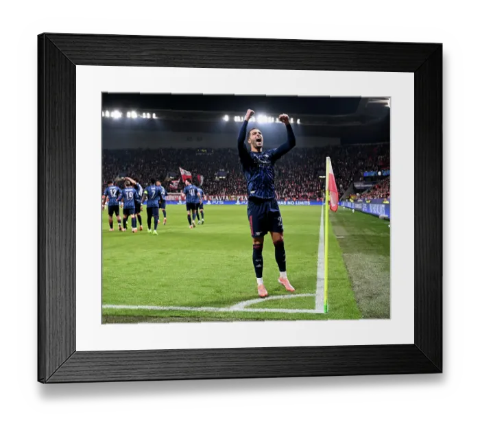 Framed Print : SK Slavia Praha v Arsenal FC - UEFA Champions League 2025 / 26 League Phase MD4 Framed Print : SK Slavia Praha v Arsenal FC - UEFA Champions League 2025 / 26 League Phase MD4