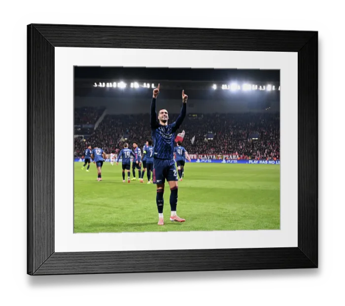 Framed Print : SK Slavia Praha v Arsenal FC - UEFA Champions League 2025 / 26 League Phase MD4