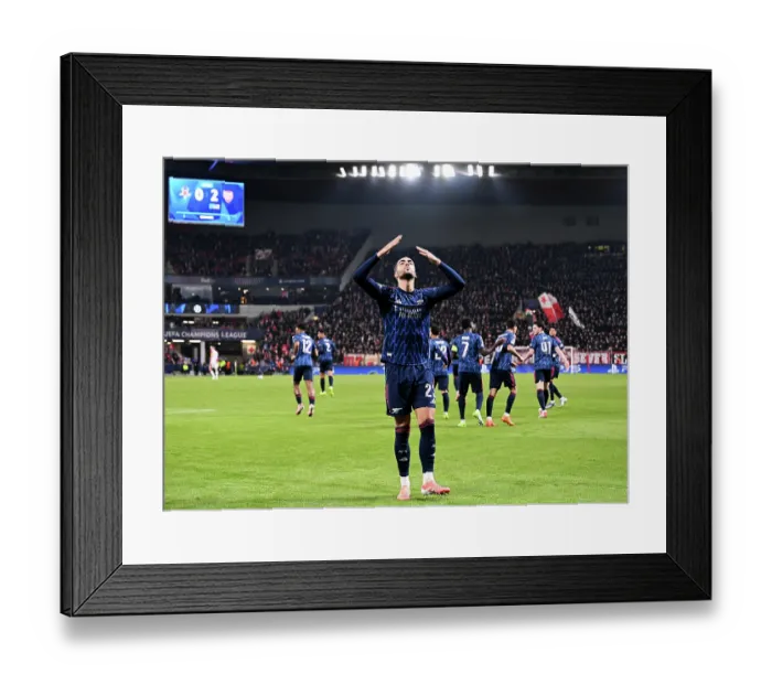 Framed Print : SK Slavia Praha v Arsenal FC - UEFA Champions League 2025 / 26 League Phase MD4