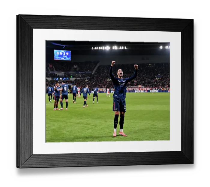Framed Print : SK Slavia Praha v Arsenal FC - UEFA Champions League 2025 / 26 League Phase MD4
