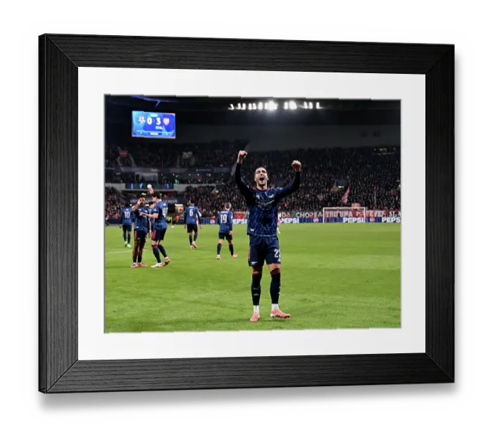 Framed Print : SK Slavia Praha v Arsenal FC - UEFA Champions League 2025 / 26 League Phase MD4