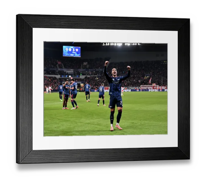 Framed Print : SK Slavia Praha v Arsenal FC - UEFA Champions League 2025 / 26 League Phase MD4 Framed Print : SK Slavia Praha v Arsenal FC - UEFA Champions League 2025 / 26 League Phase MD4