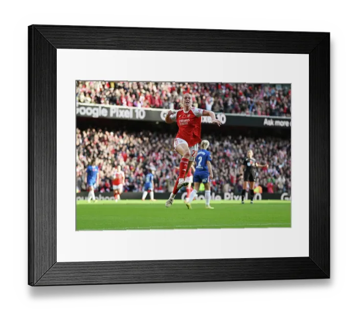 Framed Print : Arsenal v Chelsea FC - Barclays Women's Super League Arsenal v Chelsea FC - Barclays Women's Super League