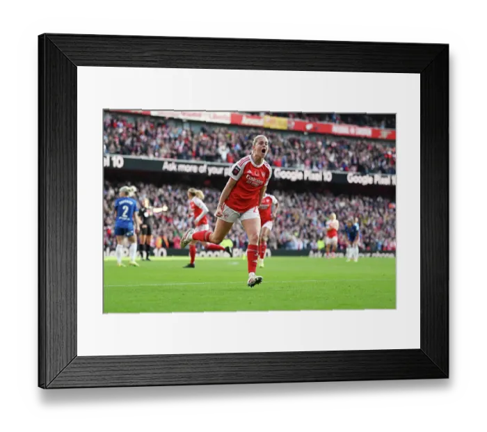 Framed Print : Arsenal v Chelsea FC - Barclays Women's Super League Arsenal v Chelsea FC - Barclays Women's Super League