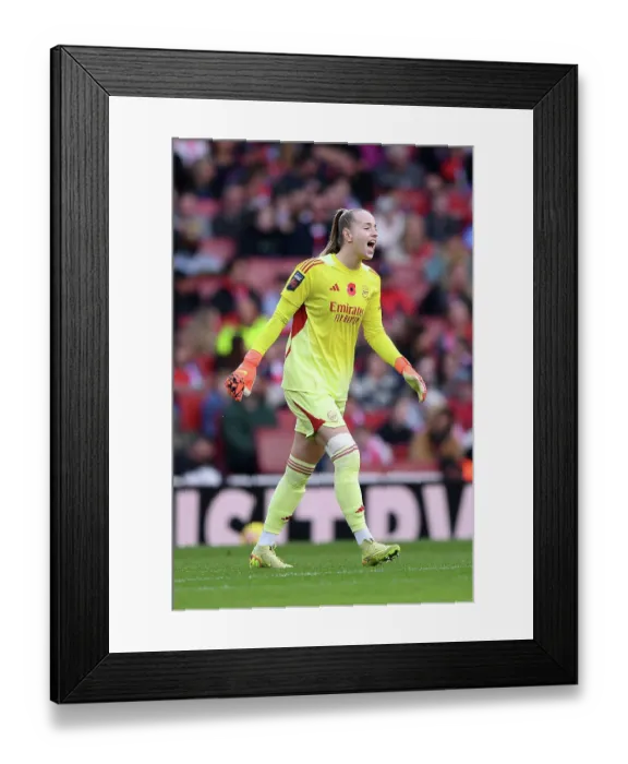 Framed Print : Arsenal v Chelsea FC - Barclays Women's Super League Arsenal v Chelsea FC - Barclays Women's Super League