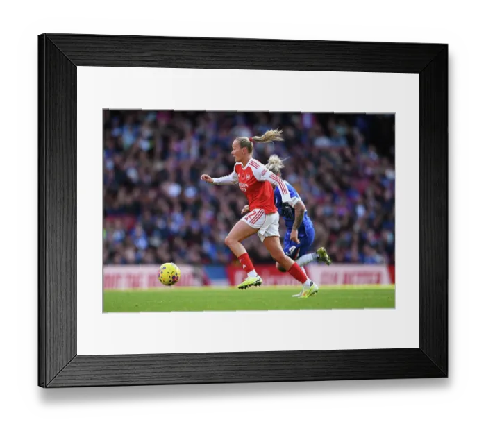 Framed Print : Arsenal v Chelsea FC - Barclays Women's Super League Arsenal v Chelsea FC - Barclays Women's Super League