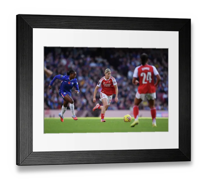 Framed Print : Arsenal v Chelsea FC - Barclays Women's Super League Arsenal v Chelsea FC - Barclays Women's Super League