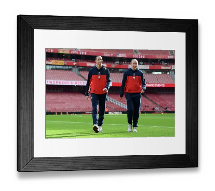 Framed Print : Arsenal v Chelsea FC - Barclays Women's Super League Arsenal v Chelsea FC - Barclays Women's Super League