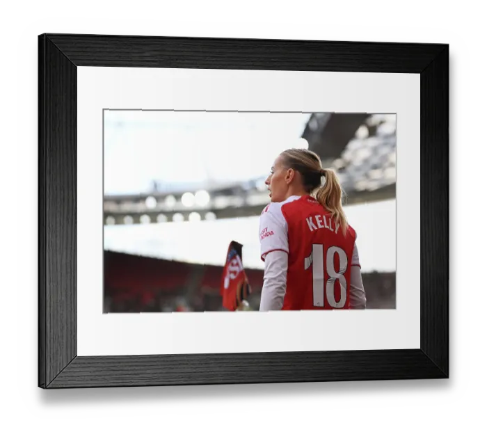 Framed Print : Arsenal v Chelsea FC - Barclays Women's Super League Arsenal v Chelsea FC - Barclays Women's Super League