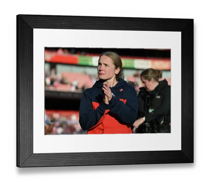Framed Print : Arsenal v Chelsea FC - Barclays Women's Super League Arsenal v Chelsea FC - Barclays Women's Super League