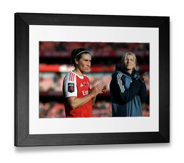 Framed Print : Arsenal v Chelsea FC - Barclays Women's Super League Arsenal v Chelsea FC - Barclays Women's Super League