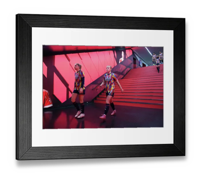 Framed Print : FC Bayern Munchen v Arsenal FC - UEFA Women's Champions League 2025 / 26 League Phase MD3 FC Bayern München v Arsenal FC - UEFA Women's Champions League 2025 / 26 League