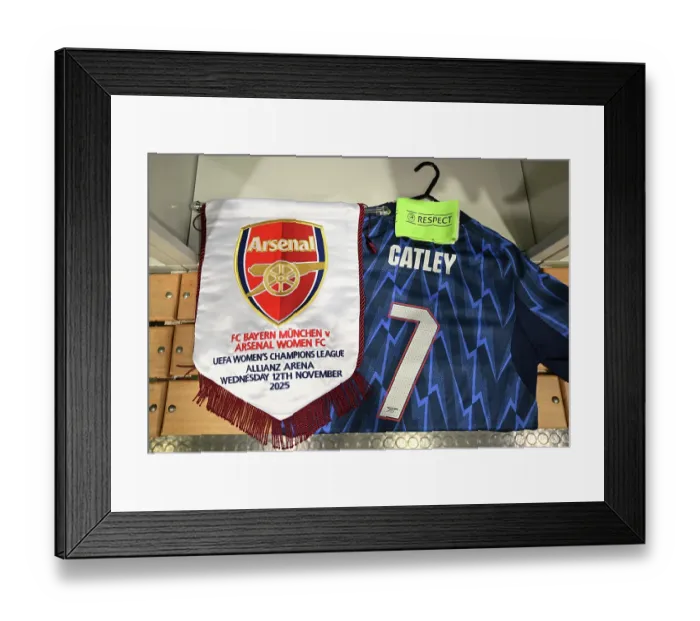 Framed Print : FC Bayern Munchen v Arsenal FC - UEFA Women's Champions League 2025 / 26 League Phase MD3 FC Bayern München v Arsenal FC - UEFA Women's Champions League 2025 / 26 League Framed Print : FC Bayern Munchen v Arsenal FC - UEFA Women's Champions League 2025 / 26 League Phase MD3 FC Bayern München v Arsenal FC - UEFA Women's Champions League 2025 / 26 League